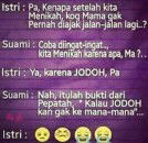 ga pernah di ajak jalan"