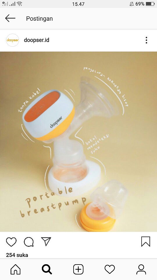 preloved pumping dan pumping baru