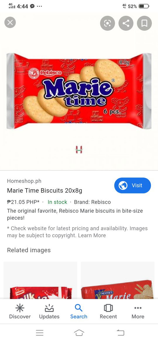 biscuit for 6months old