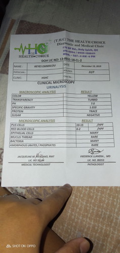 urinalysis