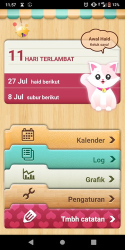 telat haid