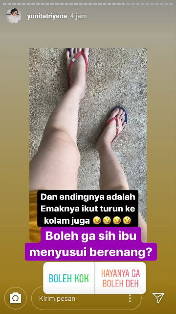 BUSUI TIDAK BOLEH BERENANG? MASA SIH?