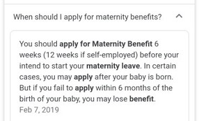 applying for mat benefits