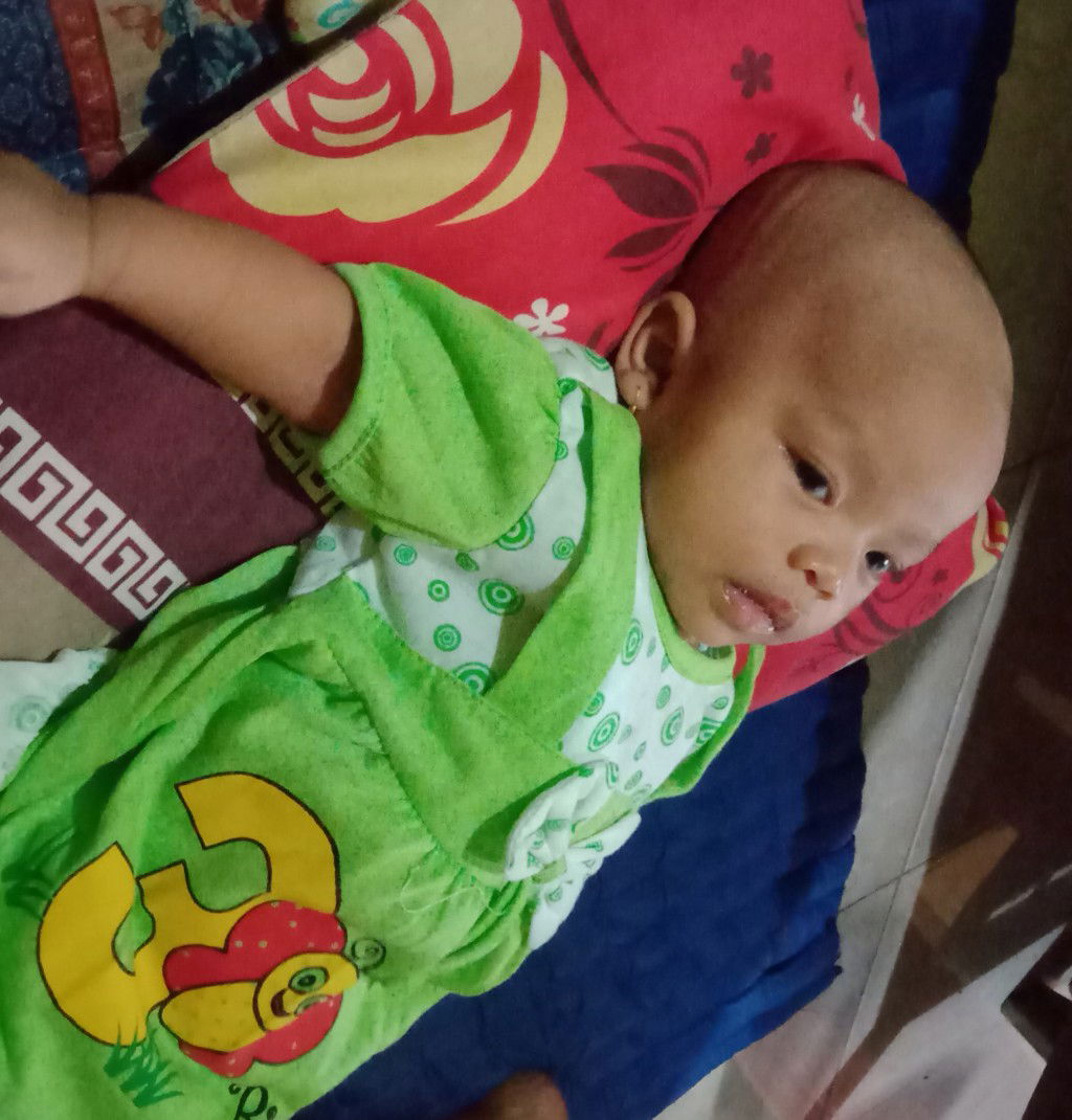 ukuran kepla bayi 2,5bulan