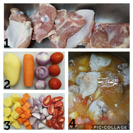 น้ำซุปไก่ให้สุดหล่อ + มื้อเย็นของแม่