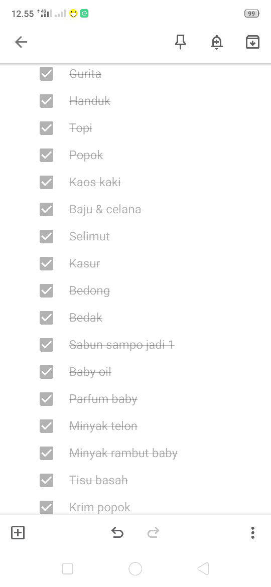 perlengkapan bayi