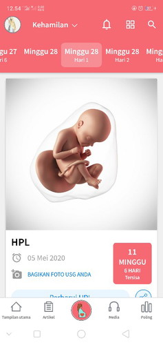 engga sabar nunggu lahir