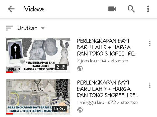 VLOG PERLENGKAPAN BAYI BARU LAHIR