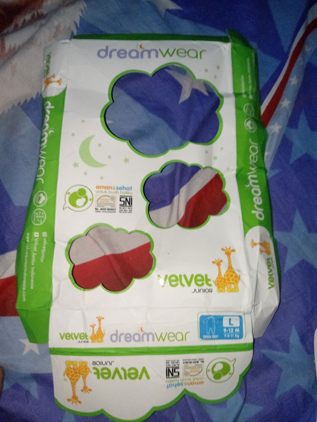 VELVET JUNIOR 9-12 Month L