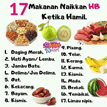 Makanan naikkan hb