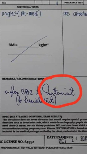 CBC ( Not normal hematocrit )