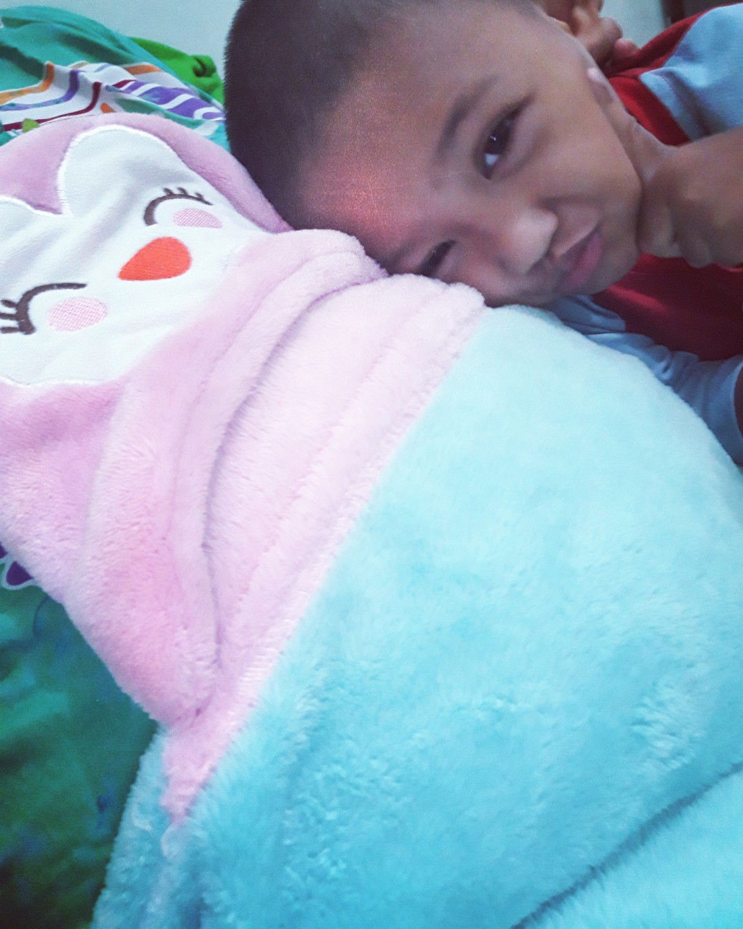 risau karan anak pertama masih umur 3 tahun ..