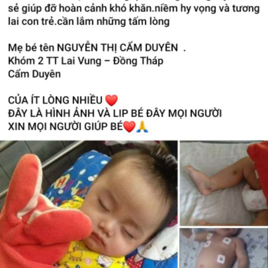 ❤ GIÚP BÉ mọi người ơi ! ❤