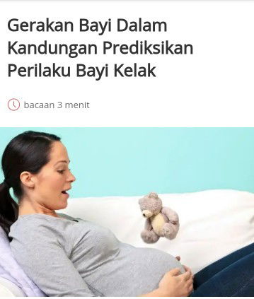 Gerakan Bayi Dalam Kandungan