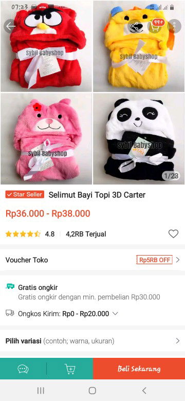 selimut buat bayi