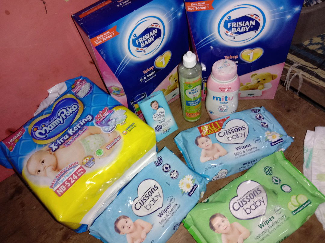 belanja bulanan baby