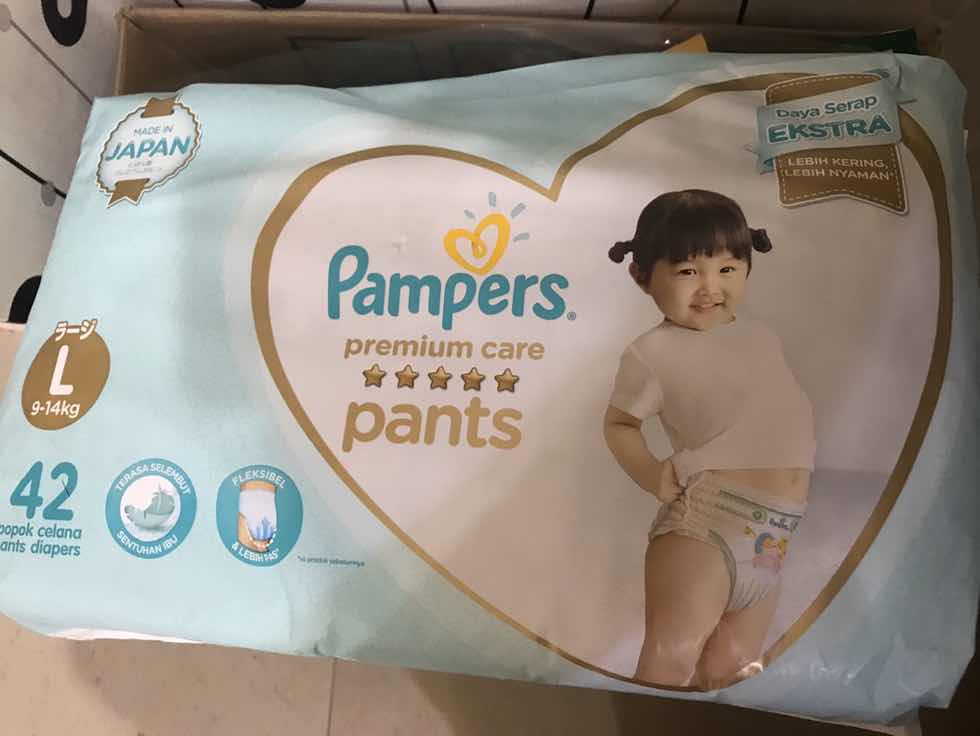 Jual Pampers Pants Size L 42 (bundle 2 packs)
