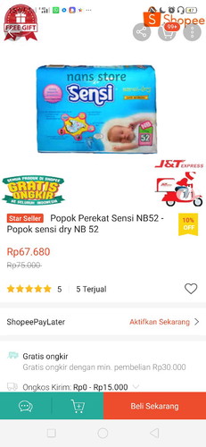 Pampers bayi