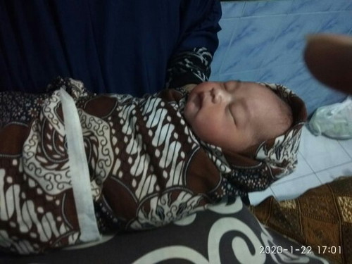 alhamdulillah telah lahir putri pertama kami