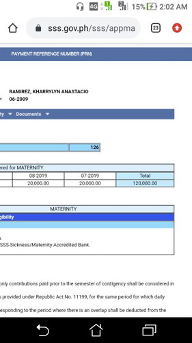 SSS Maternity Benefit