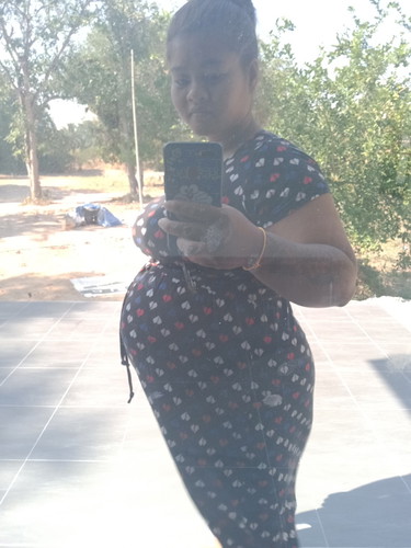 แม่ๆท้องใหญ่แค่ไหนกันแล้วน้ำหนักขึ้นกี่โล