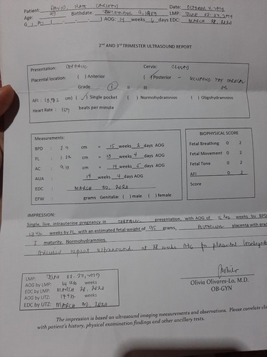 Ultrasound Result
