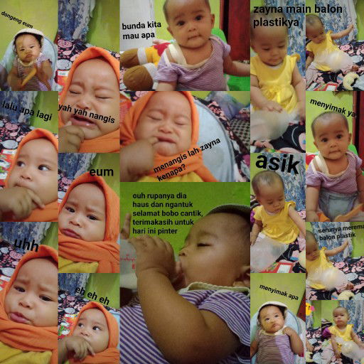 keseruan bersama bunda