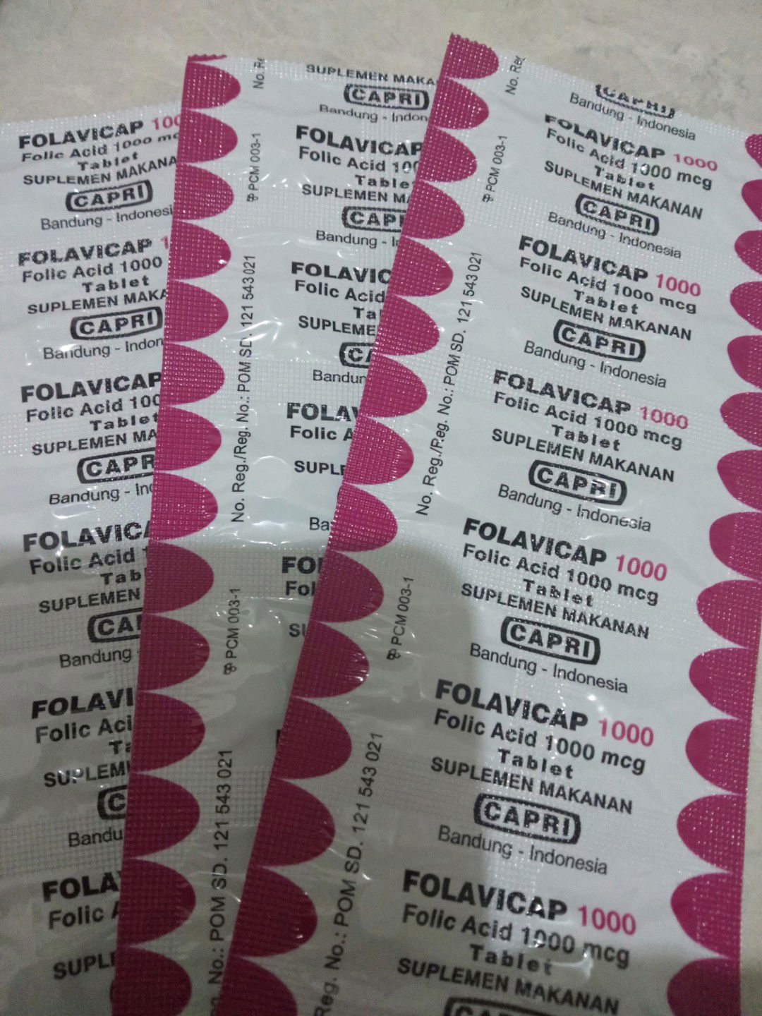 Asam folat 1000 McG.