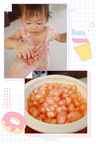 ผลไม้ยามว่างของเด็กหญิงหยูและแม่