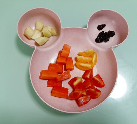 ผักและผลไม้เพื่อสุขภาพของลูกน้อย