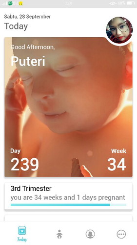 tak lama dah nk bersalin tggal dua bln lg ...