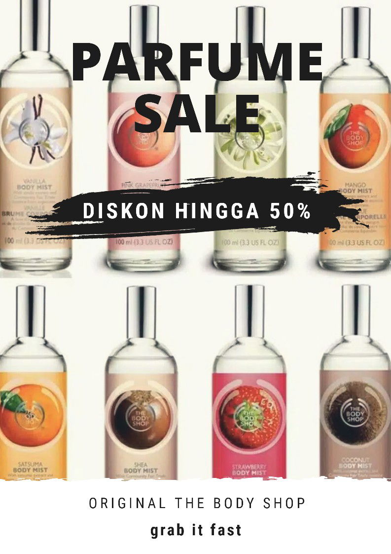 Jual parfume the body shop