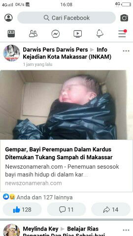 Lagi dan lagi Bayi dibuang ditempat sampah