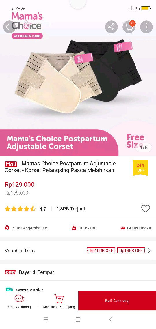 stagen setelah melahirkan