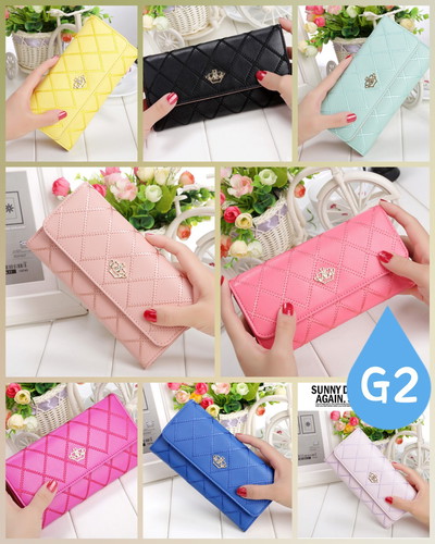 Dompet Kulit Panjang Korea Wanita