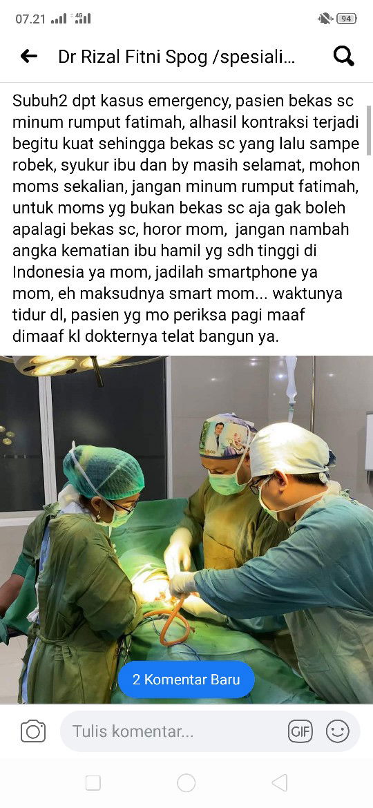 Sharing Rumput Fatimah?