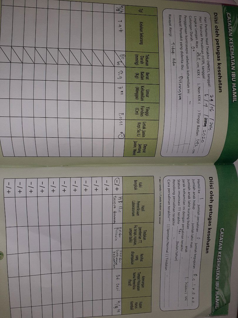 cara menghitung umur kehamilan(minggu)