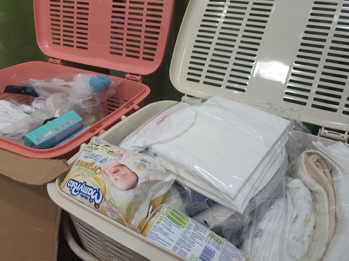 เตรียมของไปคลอด