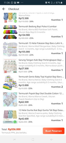 perlengkapan baby newborn