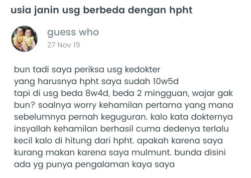 bagi yang pernah mengalami