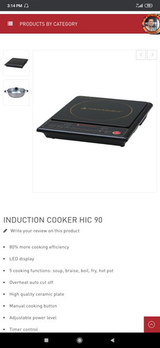 induction cooker (brand new)