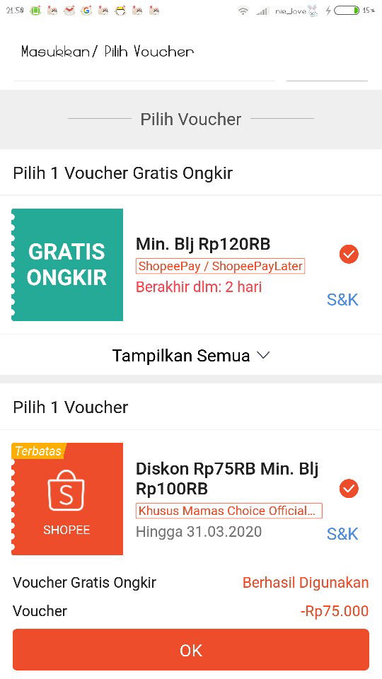 Rugi Tukar Point Tap