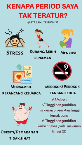 period tak teratur?