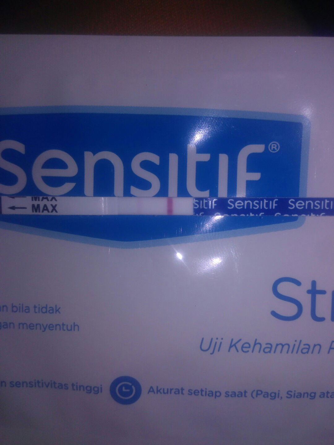 itu positif 2 tapi samar