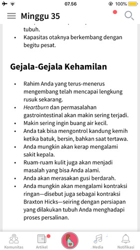 Tidak merasakan gejala