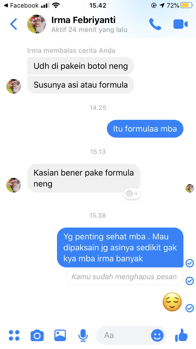 Menjatuhkan seorang ibu secara tdk lansung