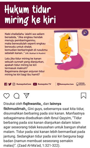 Hukum Tidur miring