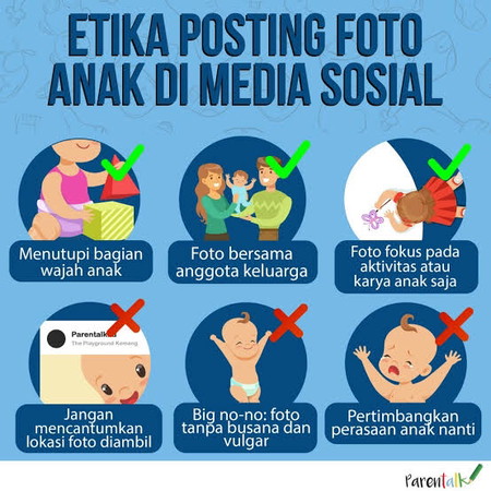 Etika upload foto anak