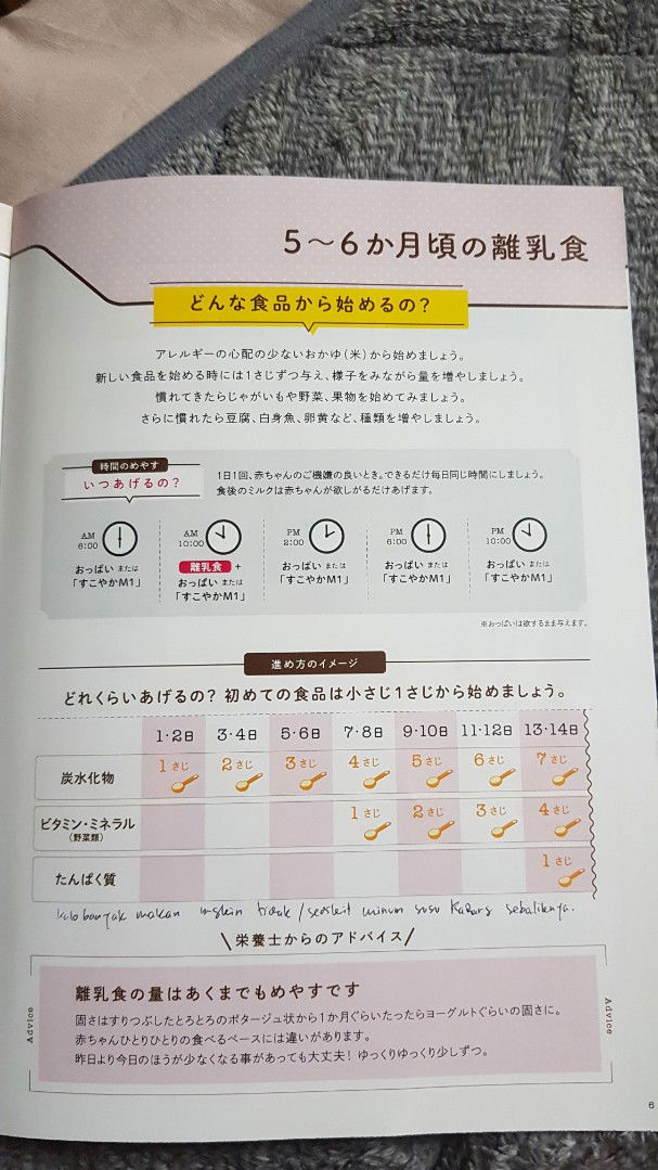 Pemberian MPASI dijepang 5 bulan