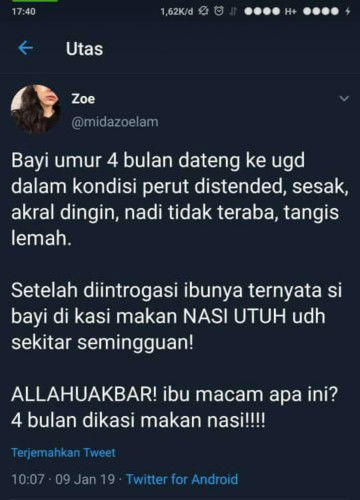 kasus bayi meninggal karna pemberian mpasi kurang dari 6bulan